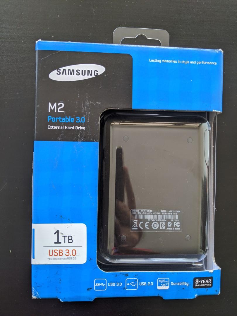 work from home essentials samsung external portable hard drive 1 tb