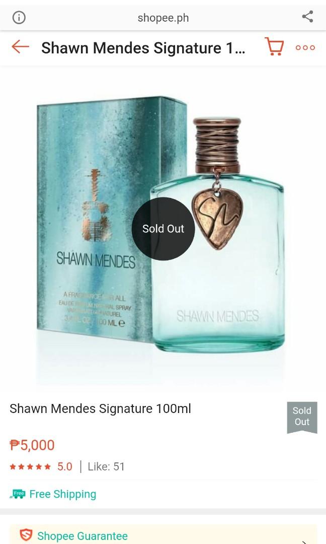 Shawn Mendes Perfume authentic, Beauty & Personal Care, Fragrance