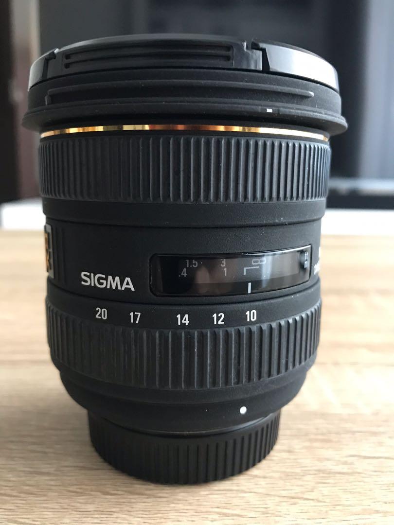 Sigma 10 mm F4 5 6 Ex Dc Hsm Free Uv Pl Filters Photography Lenses On Carousell