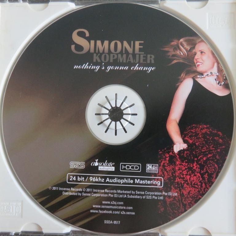 爵士女聲．Simone kopmajer - nothing's gonna change 精選CD