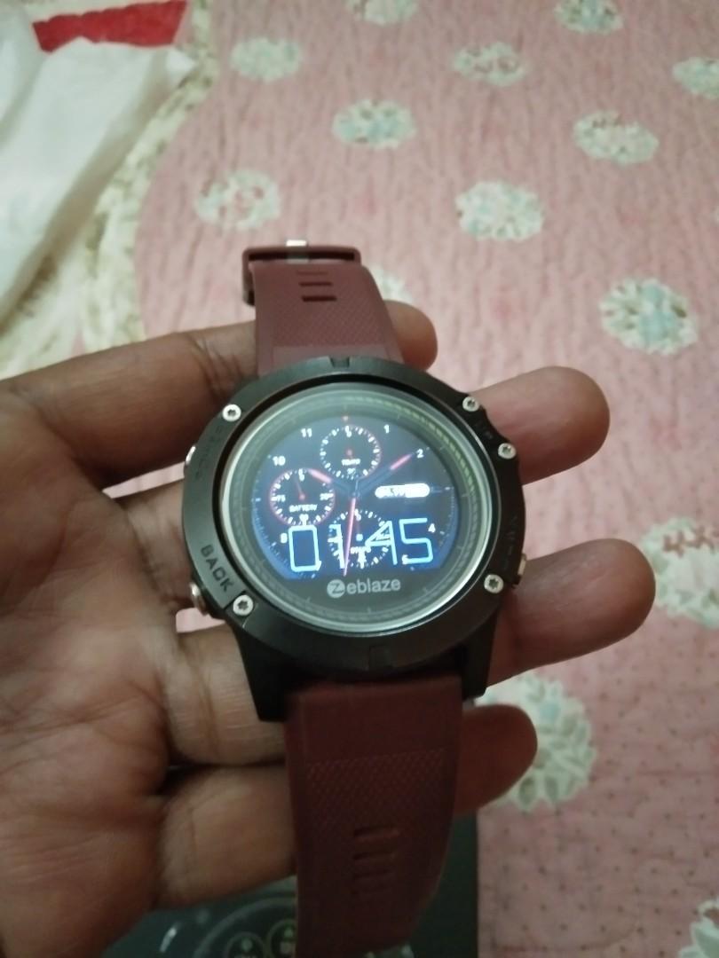Smart watch brand Zeblaze vibe 3 HR dan Smart watch brand T500