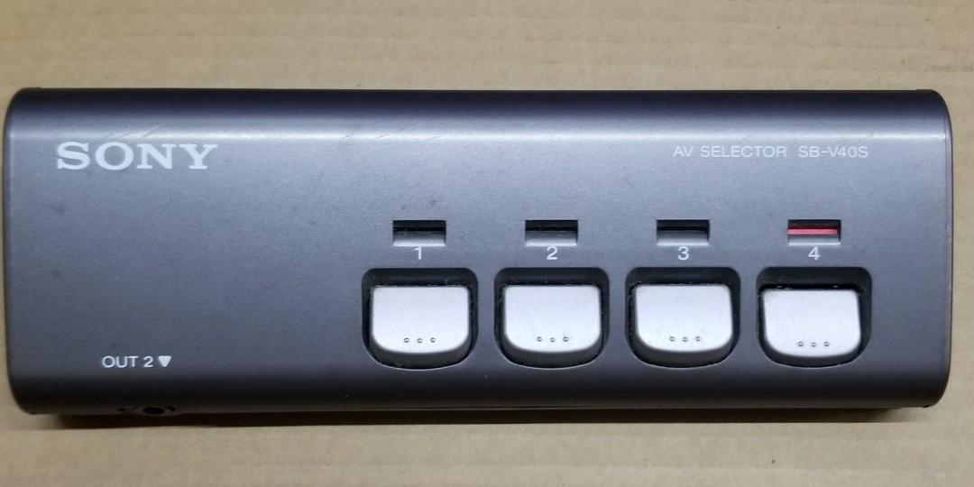 Sony AV selector SBV40S Hubs 索尼 AV接駁器, 音響器材, 可攜式音響設備 Carousell