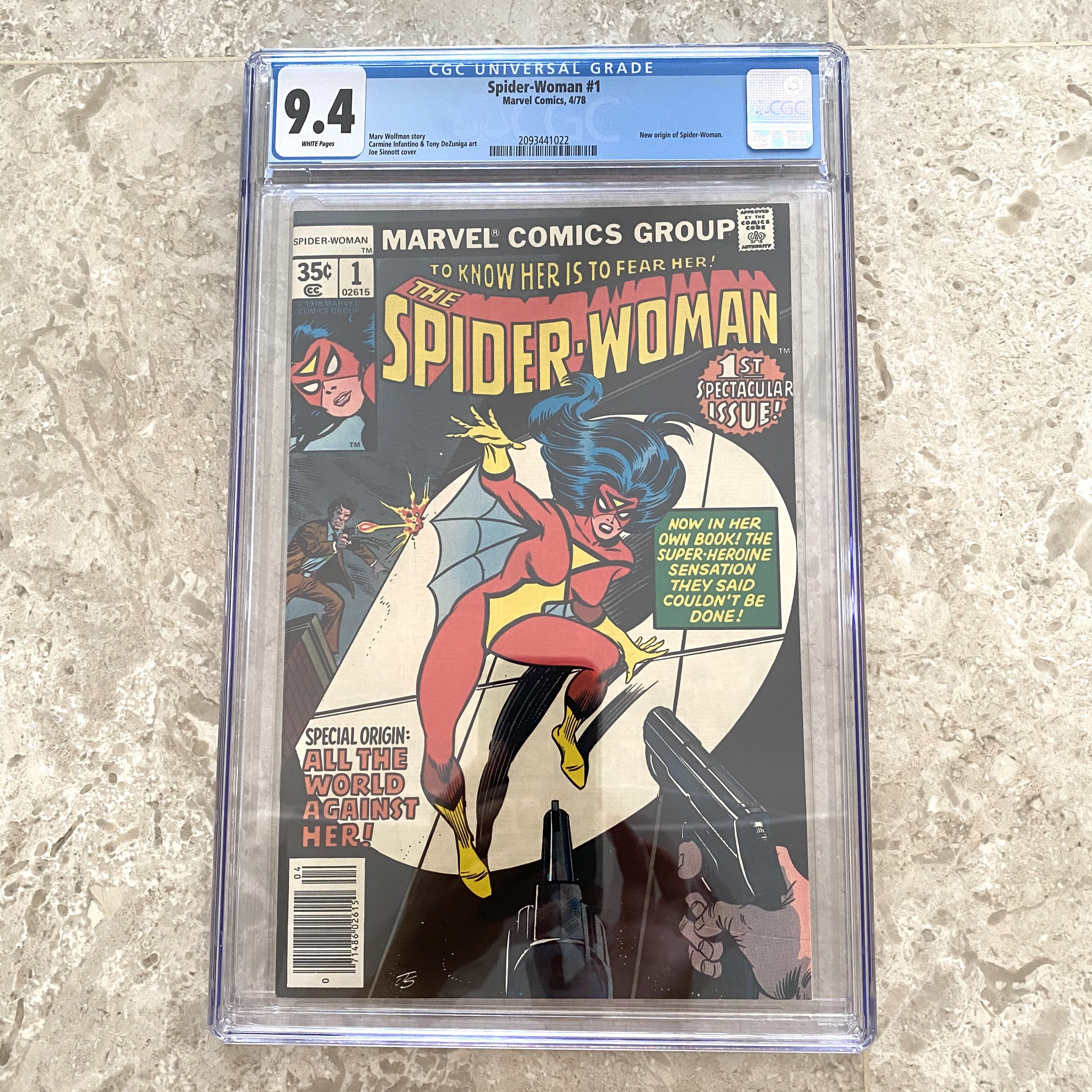 SPIDER-WOMAN #1 CAMPBELL VIRGIN CVR CGC 9.8 SIGNED CAMPBELL