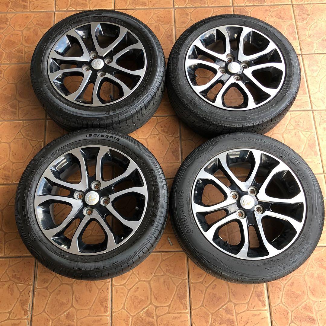 Sport Rim Myvi G3 15 Sekali Tayar Auto Accessories On Carousell
