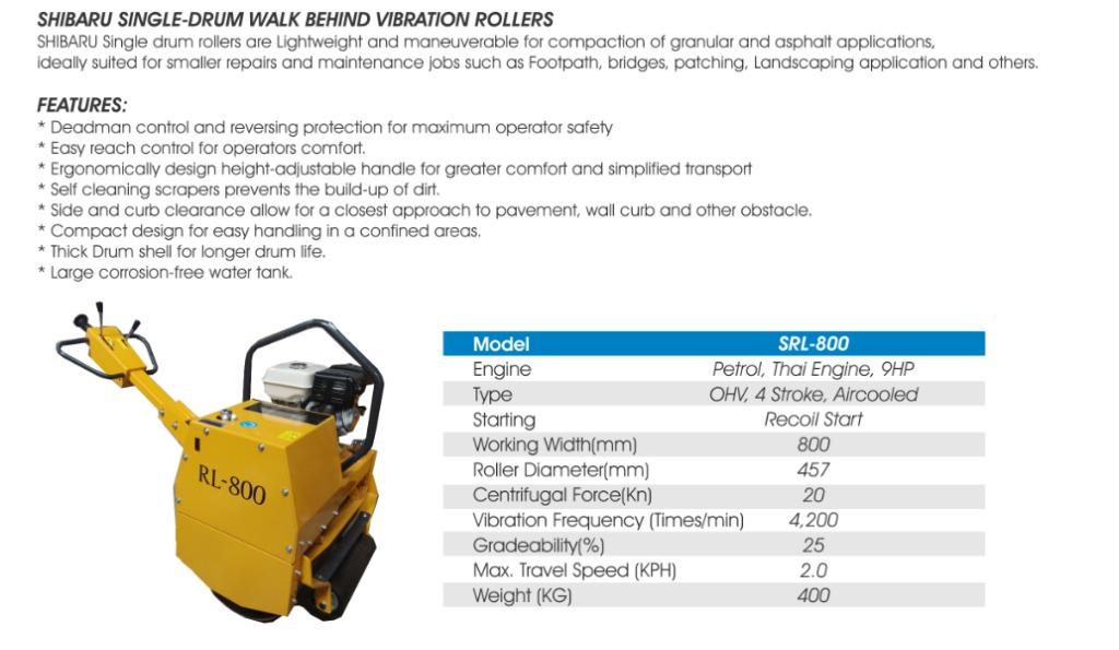 SRL-800 Single Drum Walk Behind Vibration Roller (Category: Construction Tools & Equipment) located in Manila. Submitted by joeyroque09 (Listing ID 1026760570, Image 1). Description: Welcome to 𝐓𝐚𝐤𝐞𝐳𝐨 𝐈𝐧𝐝𝐮𝐬𝐭𝐫𝐢𝐚𝐥 𝐒𝐮𝐩𝐩𝐥𝐲 (𝐁𝐈𝐑 𝐀𝐂𝐂𝐑𝐄𝐃𝐈𝐓𝐄𝐃) You can contact us 📞☎ @0917-711-0098/09970844038 Email us 📫📑@t-a-k-e-z-o.i-n-d-u-s-t-r-i-a-l-s-u-p-p-l-y-2@gmail.com Visit us on carousell for more products‼‼ ⏬⏬ https://www.ca