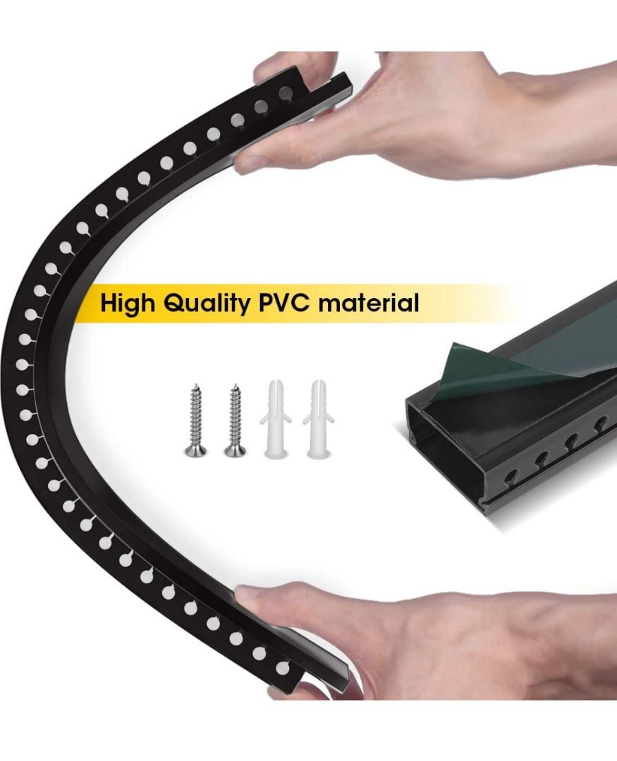 Stageek Cable Raceway Kit, Cable Management System Kit Open Slot Wiring