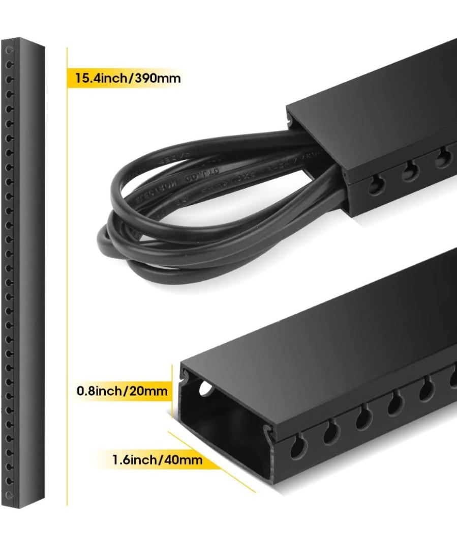 Stageek Cable Raceway Kit, Cable Management System Kit Open Slot Wiring
