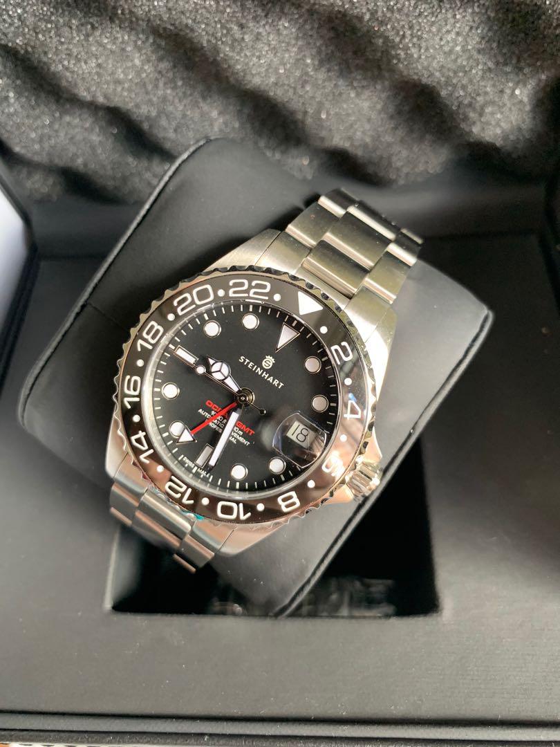 Steinhart ocean 39 gmt black ceramic top