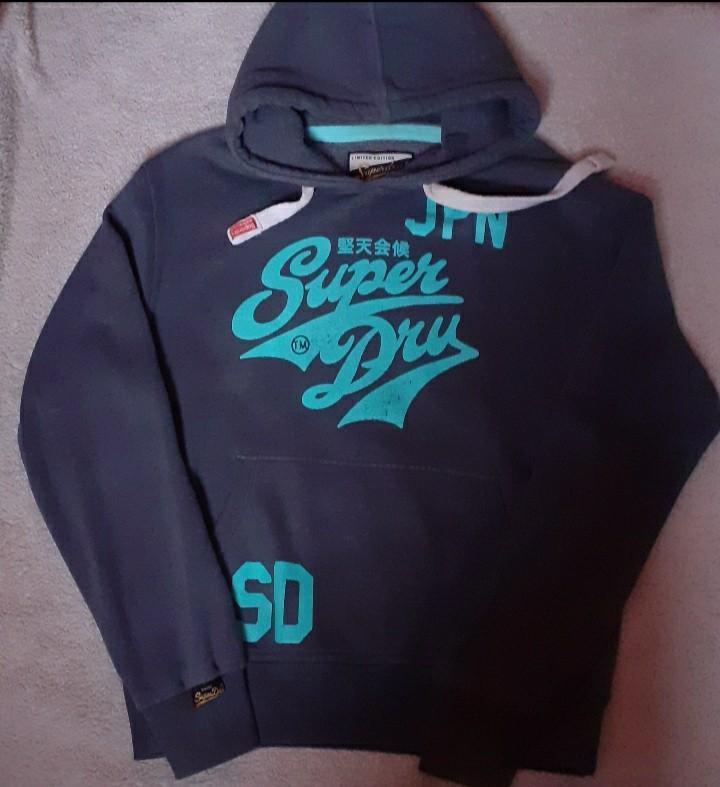 superdry turquoise hoodie