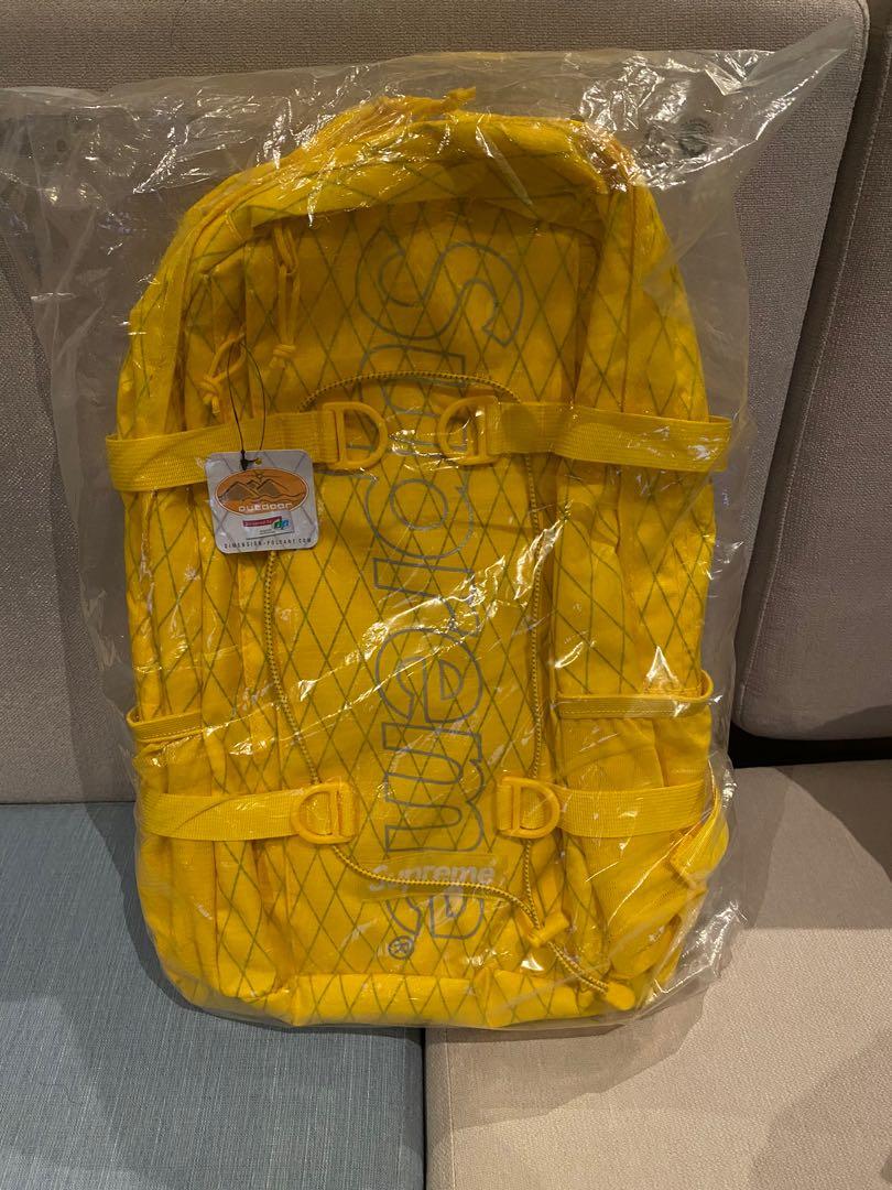 Supreme fw18 backpack yellow new arrivals