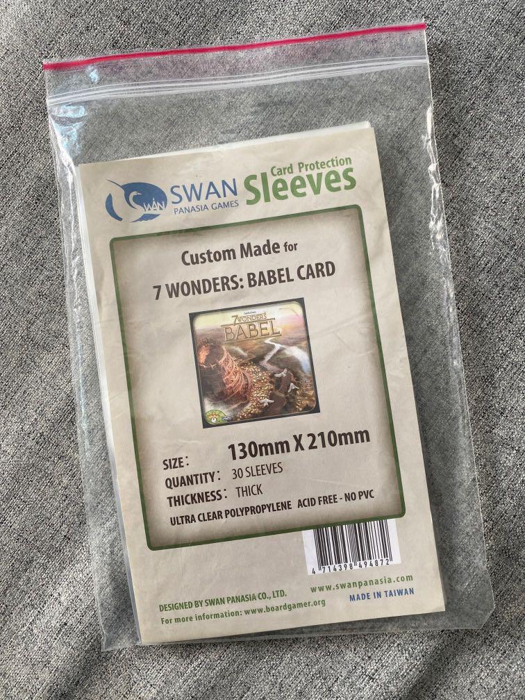 Swan PanAsia Card Thick Sleeves - 7 Wonders Babel 130 x 210, Babies & Kids,  Baby Nursery & Kids Furniture, Other Kids Furniture (Ready-Made) on  Carousell