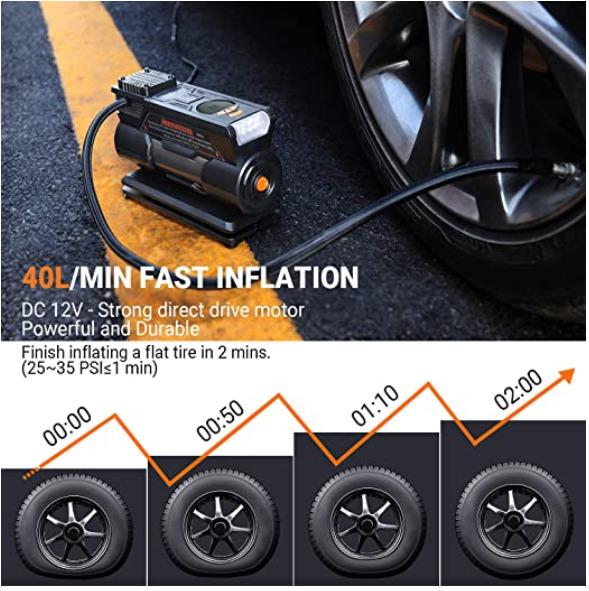 Bosch portable tyre pump, Car Accessories, Tyres & Rims on Carousell