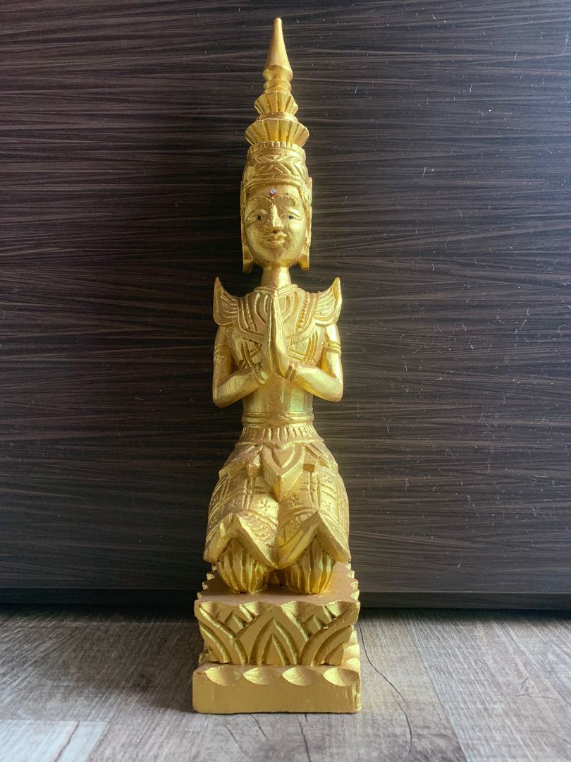 Thai Wooden Statue, Hobbies & Toys, Memorabilia & Collectibles