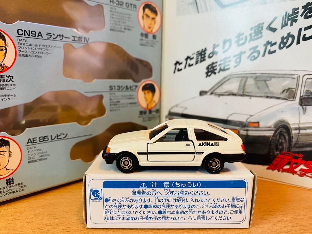 Tomica Tomy Toyota Ae85 Ae86 頭文字d Initial D 興趣及遊戲 玩具 遊戲類 Carousell