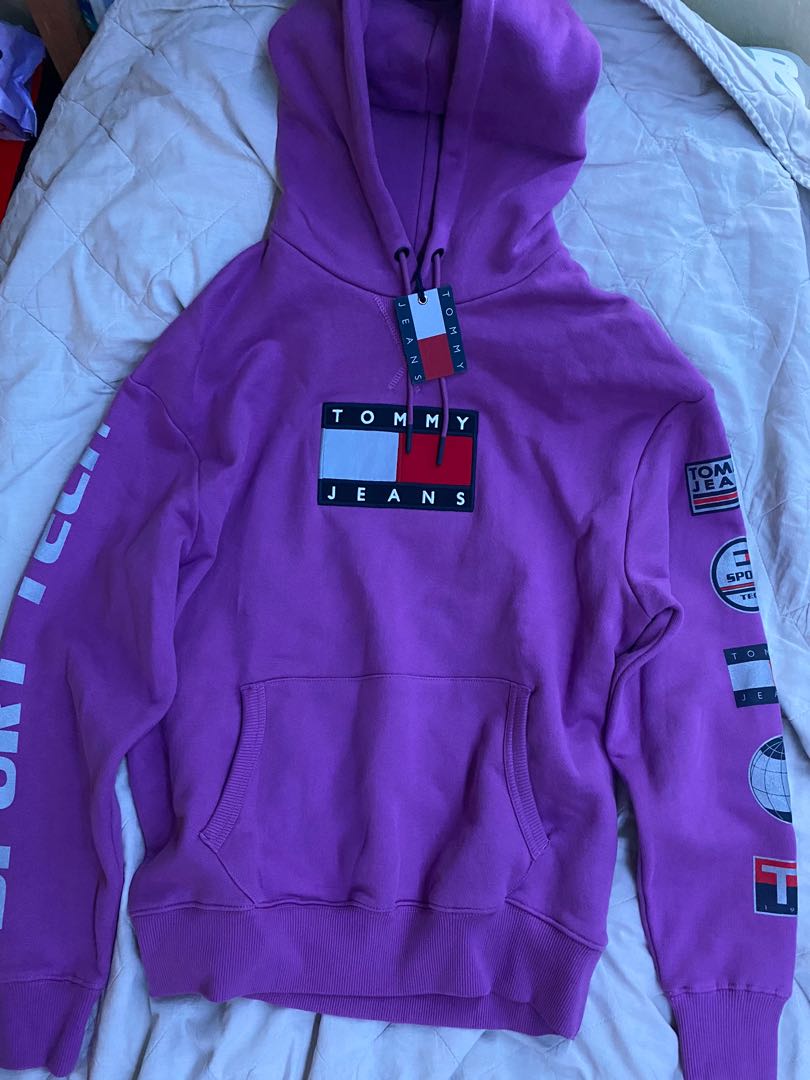 tommy purple hoodie
