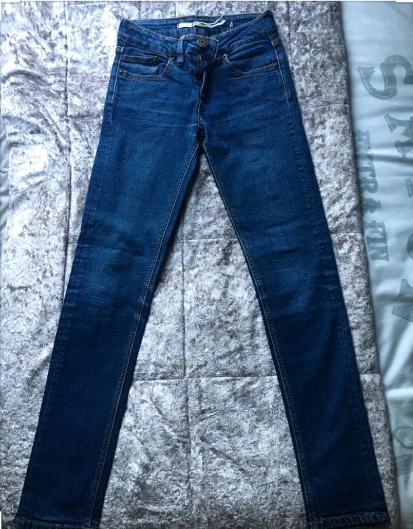 red balmain jeans