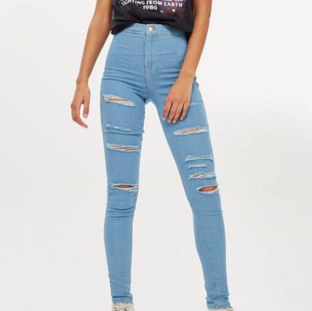 blue ripped joni jeans