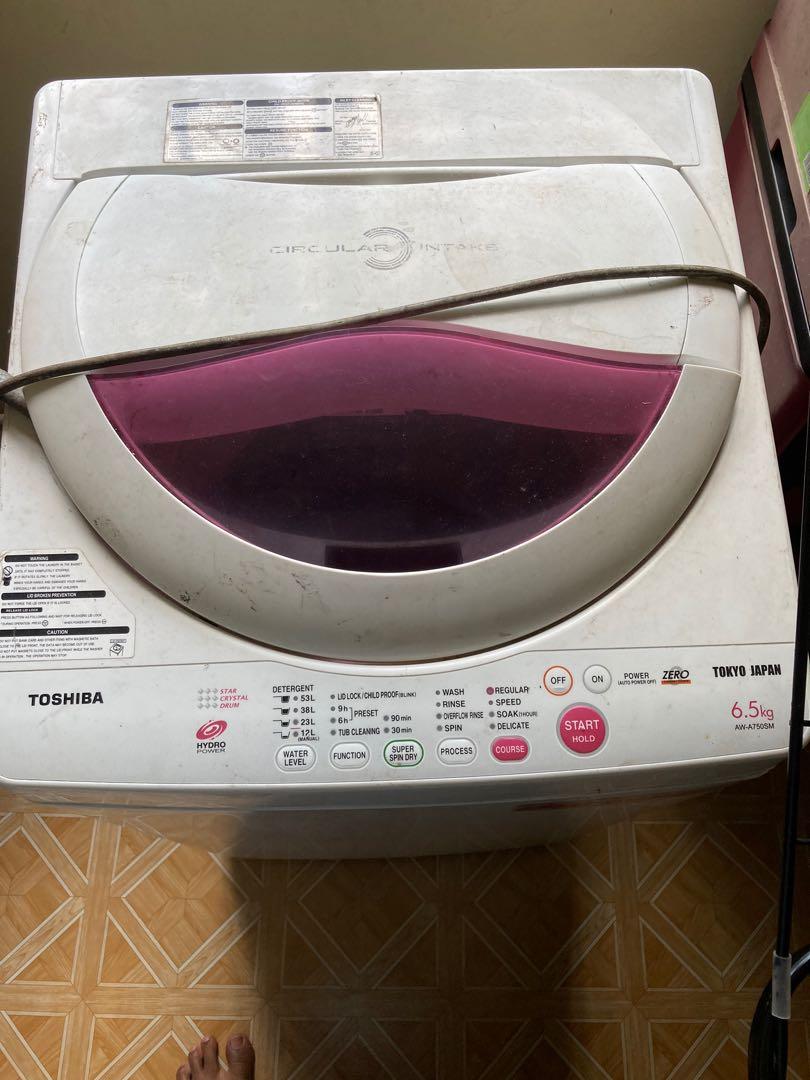 Toshiba Washing Machine 6 5 Kg Tak Boleh On Cannot Power On Kitchen Appliances On Carousell