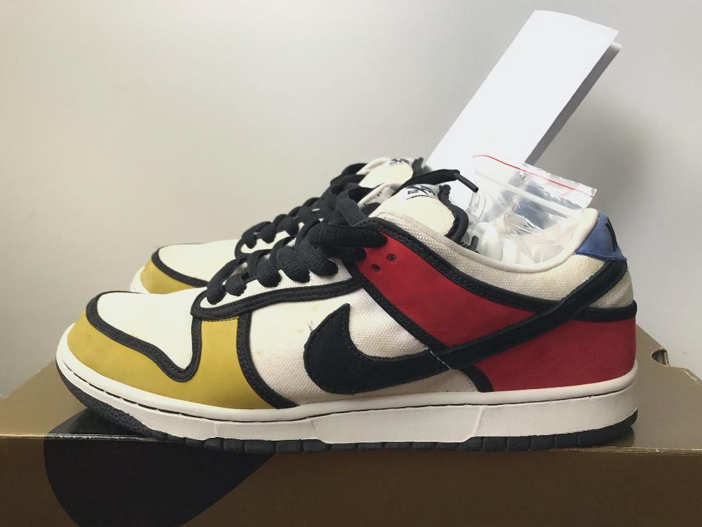 WTS US10.5 Piet Mondrian Nike SB Dunk Low Men s Fashion