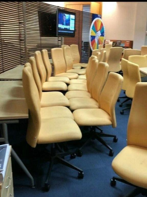 Yellow Office Chairs Executive Chair For Sale 5 Each Furniture Tables Chairs On Carousell