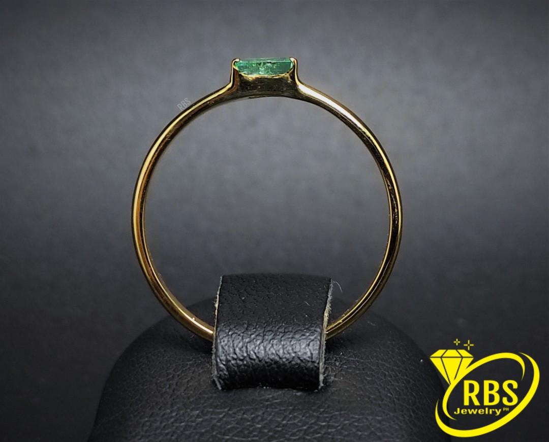 14k Colombian Emerald Dainty Gold Ring (Category: Rings) located in Manila. Submitted by rbsjewelry (Listing ID 1027124362, Image 3). Description: 14k Colombian Emerald Gold Ring - Made to Order - Baguette Cut Natural Emerald - Unoiled and Untreated - Earth-Mined, Origin: Colombia - Solid 14k Yellow Gold Setting - Available in Topaz, Peridot, Sphene - Demantoid, Rhodolite, Garnet, Citrine, Ruby, Sapphire, etc. - Natural Colored Gemstones * MTO - 