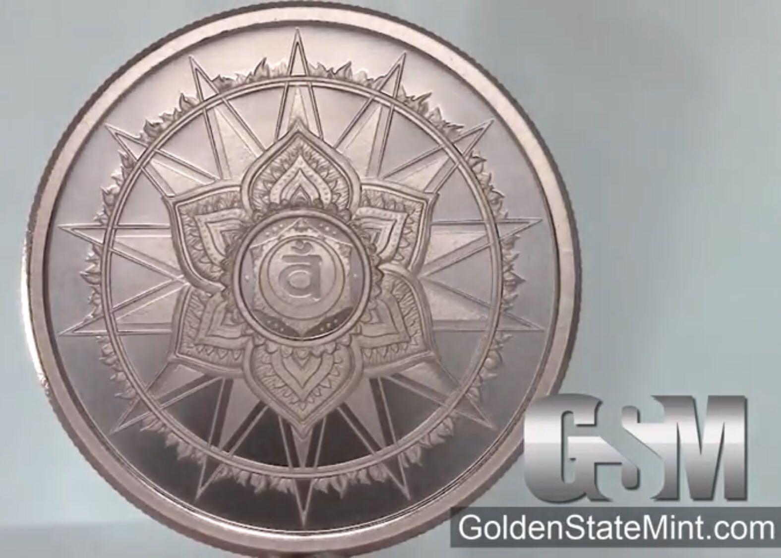 2018 Sakral Chakra 1 Oz Silver Shield Copper Round Vintage Collectibles Currency On Carousell