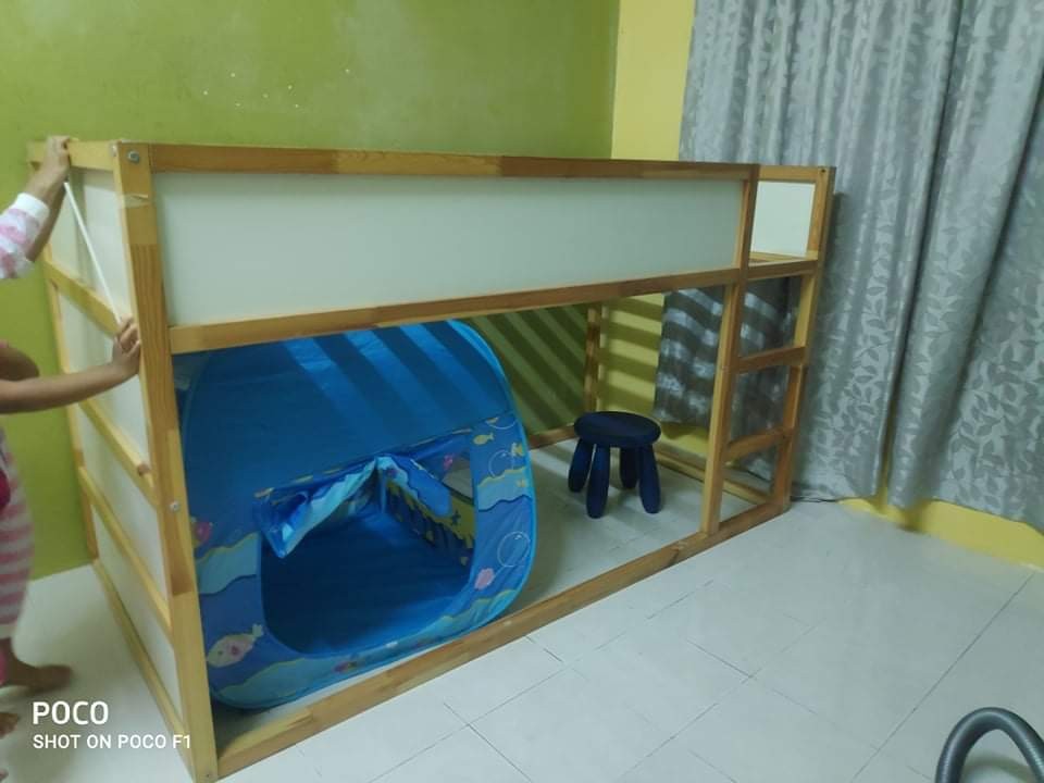 2nd hand Ikea bed frame kids, Furniture & Home Living, Furniture, Bed