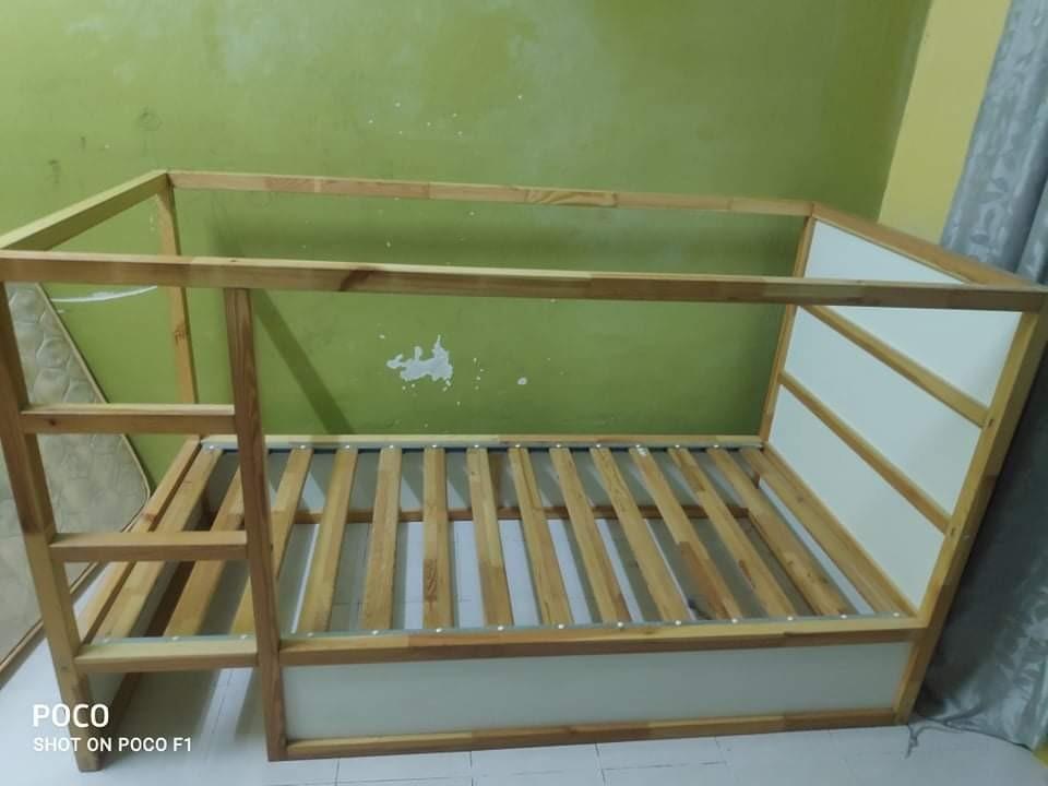 2nd hand Ikea bed frame kids, Furniture & Home Living, Furniture, Bed