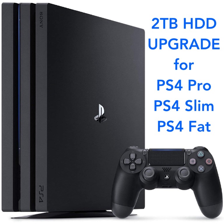 2tb Hard Disk Upgrade For Ps4 Pro Slim Fat Video Gaming Video Game Consoles Playstation On Carousell