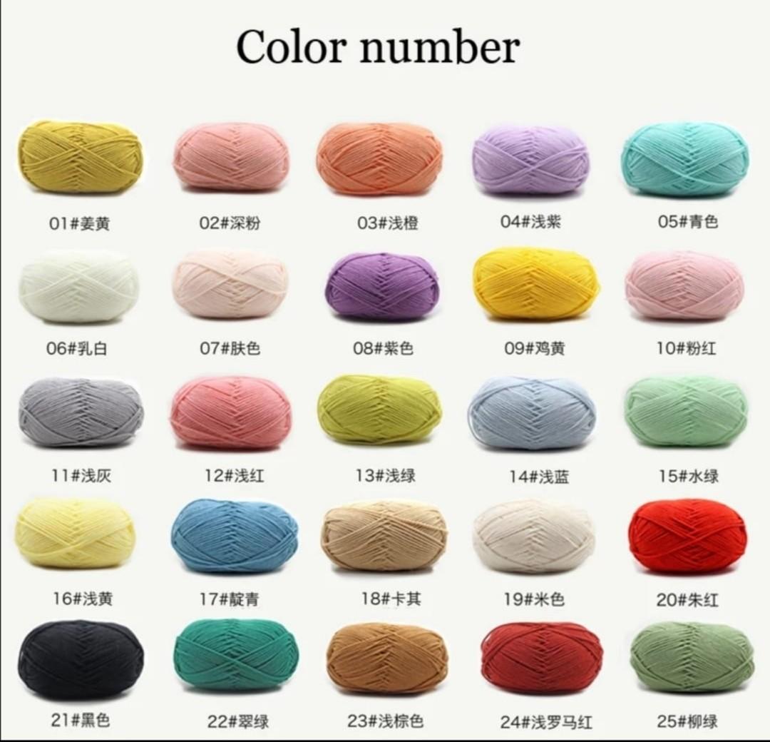 Milk sales cotton yarn