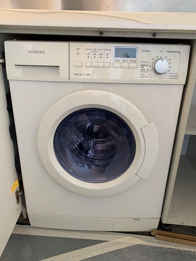 siemens wash and dry 1060