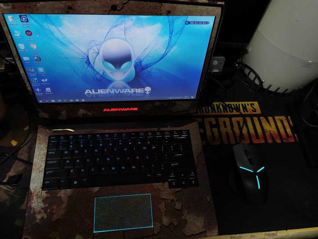 外星人)電競筆電Alienware 14 已貼上型格迷彩保護貼, 電腦＆科技, 手提電腦- Carousell