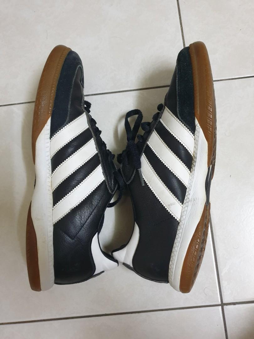 Adidas men's samba millennium leather indoor deals soccer shoes