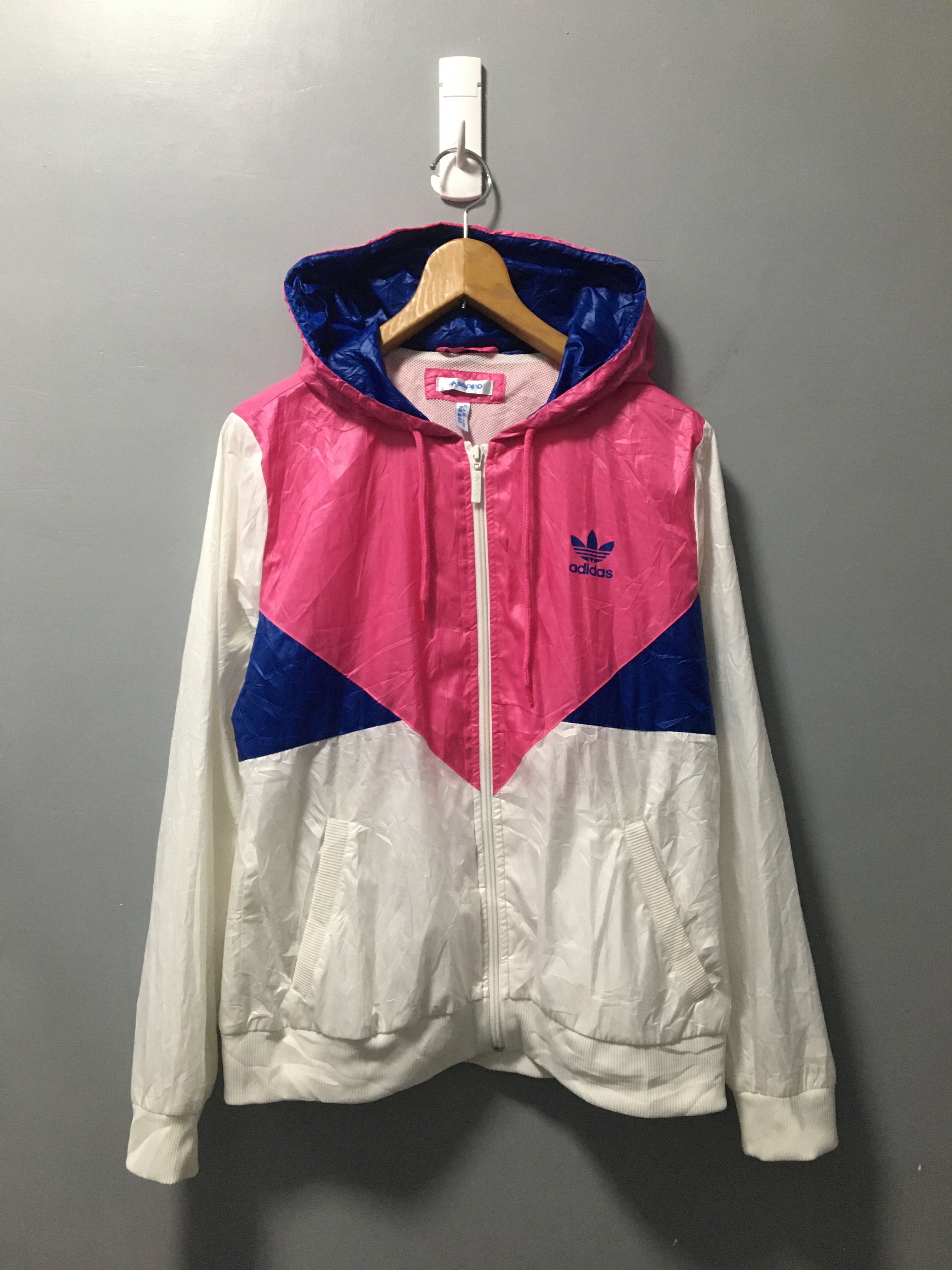 adidas jacket women pink
