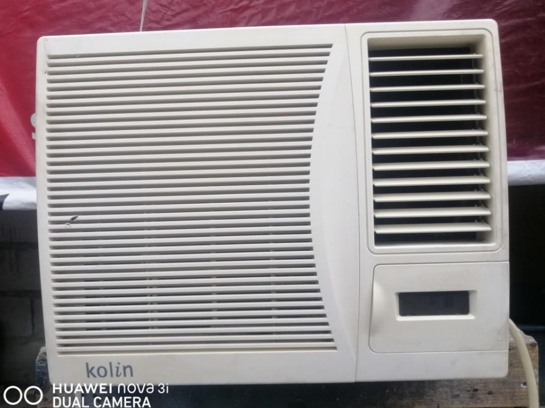 Aircon Kolin 8hp With Remote Control Tv Home Appliances Air Conditioning And Heating On Carousell