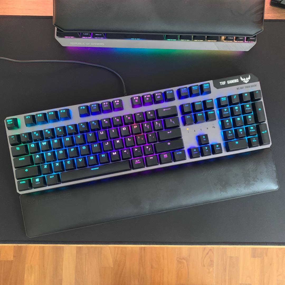 Asus Tuf Gaming K7 Optical Mechanical Keyboard Electronics Computer Parts Accessories On Carousell