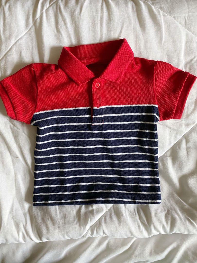 baby red polo shirt
