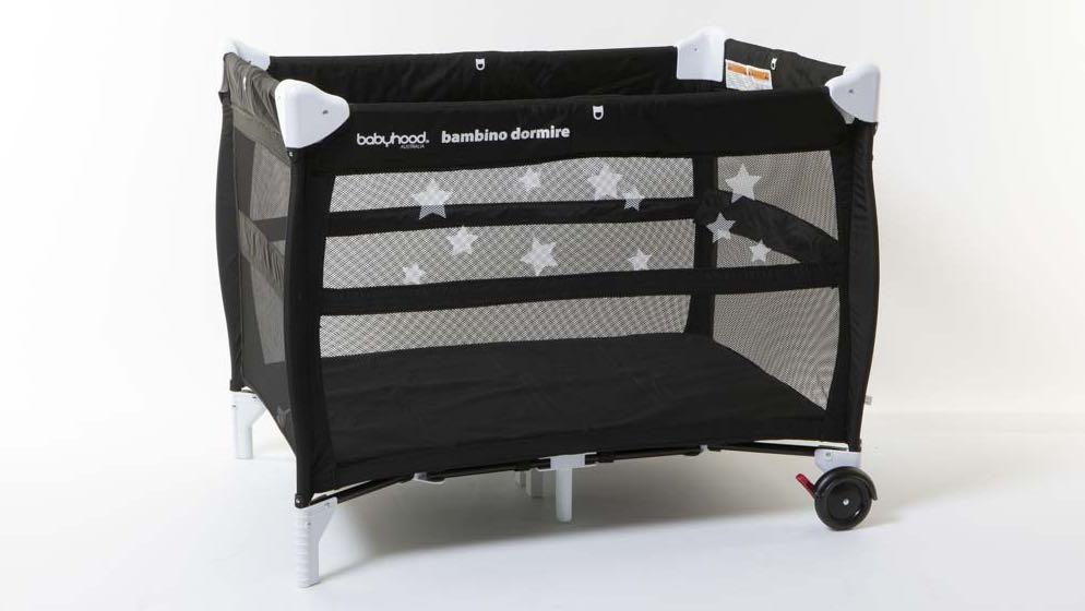 BABYHOOD BAMBINO DORMIRE PORTACOT BLACK AND WHITE Babies Kids