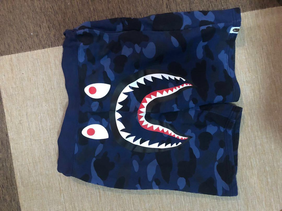 bape shorts and hoodie