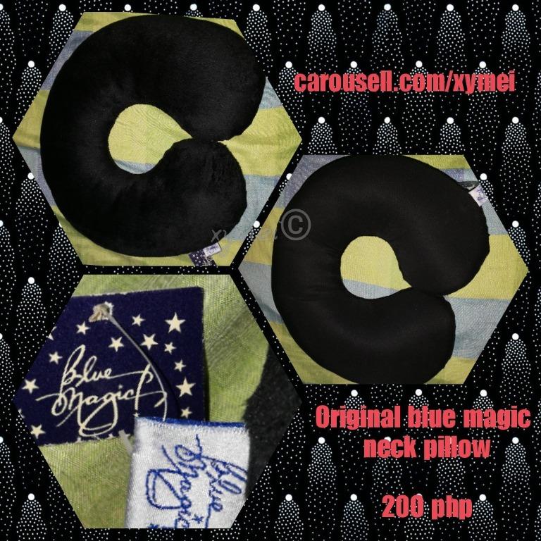 Blue magic neck pillow top