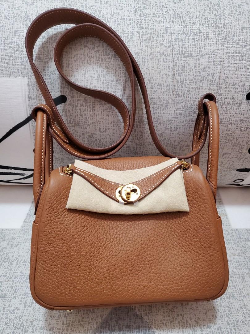 Hermes Brand New Mini Lindy, Rose Texas in Clemence. GHW, Stamp Y . . .,  Luxury, Bags & Wallets on Carousell