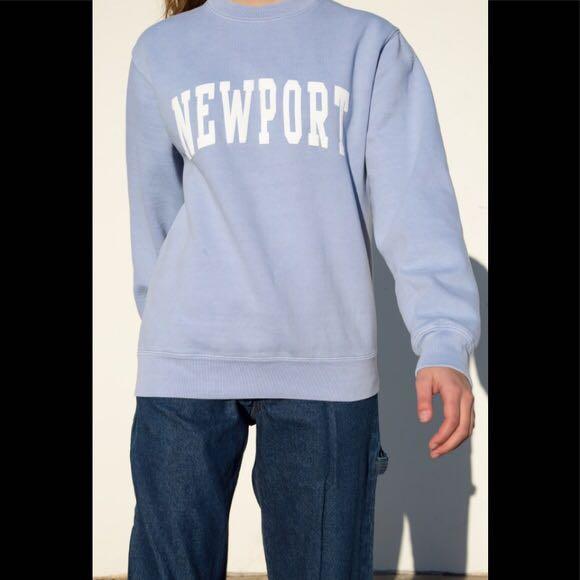 Brandy Melville Periwinkle Erica Newport Sweatshirt