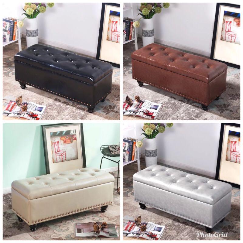 Bundle Sales Of 2 Vintage Storage Bench 80cm Everything Else On Carousell