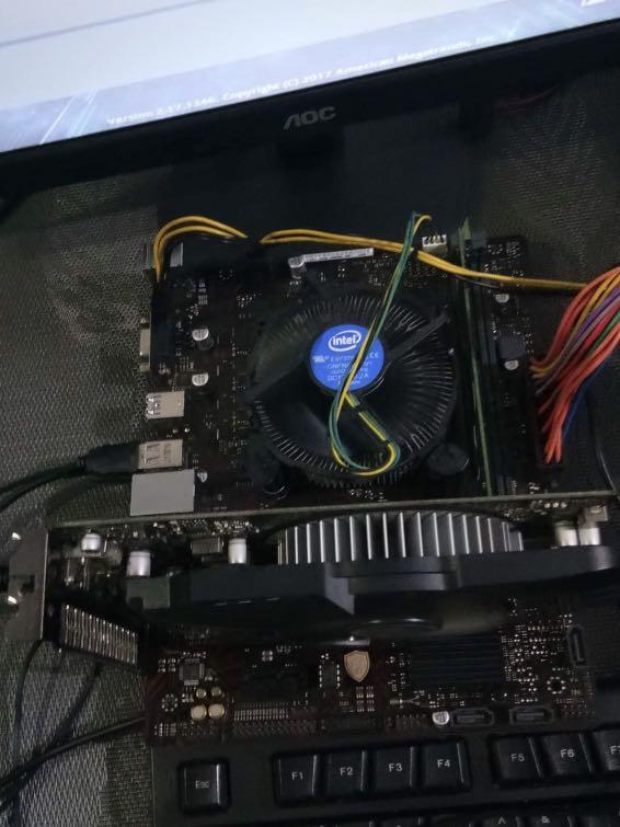 Bundled Gaming Desktop Intel Core i7-7700 (Category: Desktops) located in Mandaluyong City. Submitted by l2ayne (Listing ID 1026970044, Image 1). Description: Intel Core i7-7700 processor no box with hsf ASUS EX-H110M motherboard with backplate 8gb DDR4 Kingston 2400mhz memory 4gb GTX1050ti Asus videocard Price 18.5k only Selling as Bundled Processor with Distro warranty 2021 Tpc id l2ayne Pick up: Sta Ana Manila Accept shipping / COD / COP thru 
