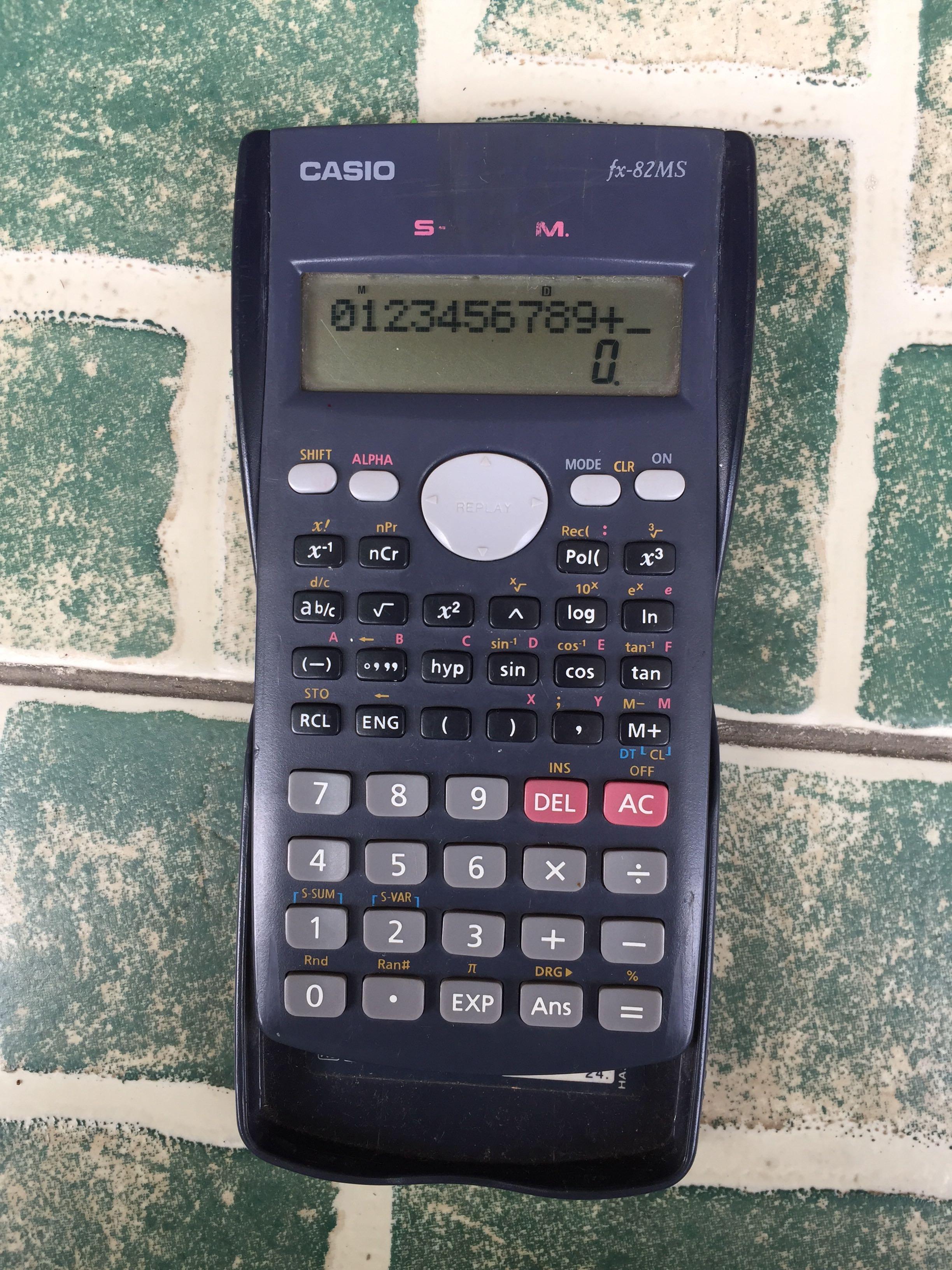 12 Digit Casio FX-82MS Scientific Scientific Calculator 
