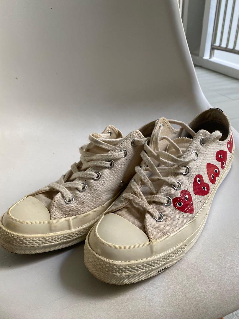 cdg converse multi hearts