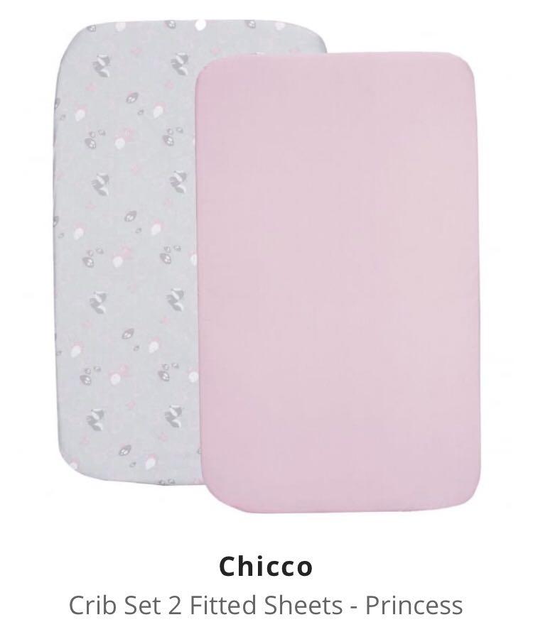 chicco cot sheets