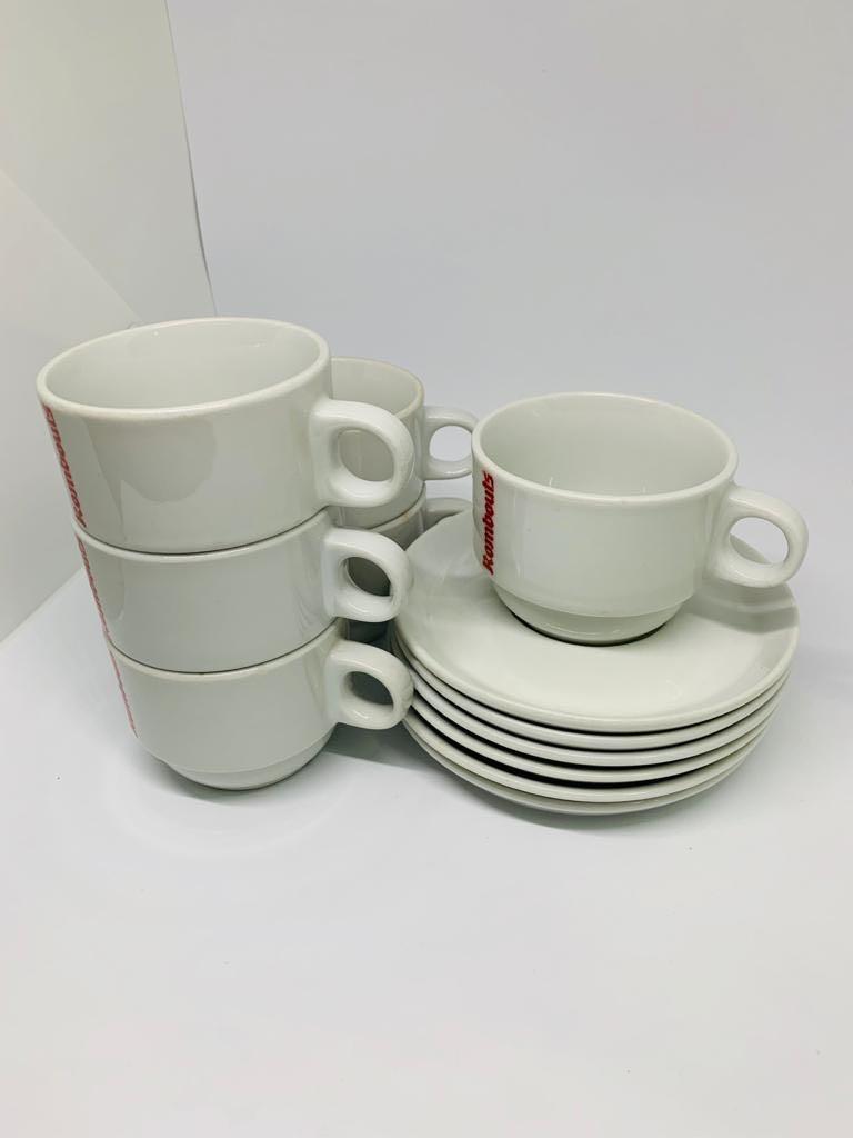 Stackable Coffee Cup Sets (Category: Coffee & Tea Tableware) located in Singapore. Submitted by thomson567 (Listing ID 1027091293, Image 1). Description: Stackable, porcelain coffee cup sets. Very durable. Each cup is 150ml. Price is for 10 sets - 10 cups & 10 saucers. Great value for start-up cafes or home use..