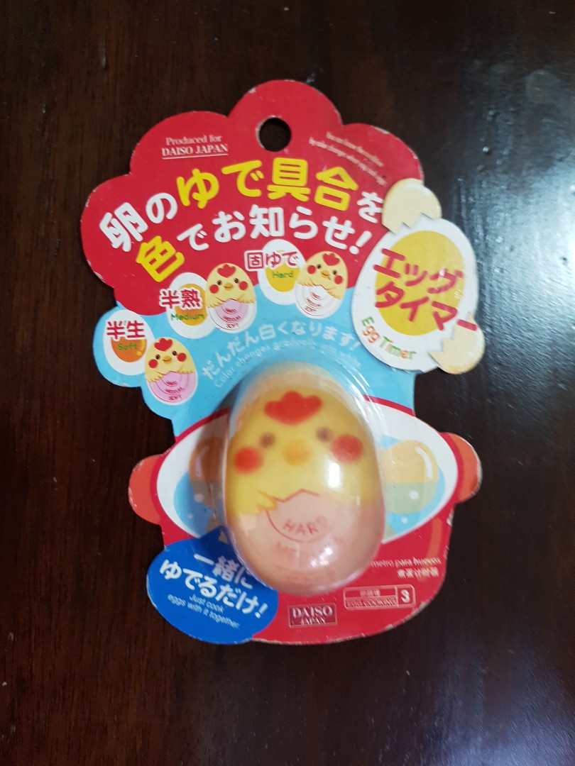 Daiso Egg timer, Furniture & Home Living, Kitchenware & Tableware, Food