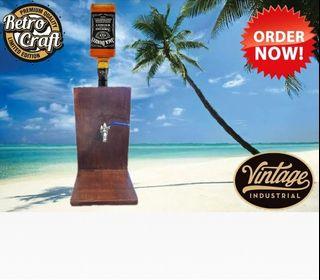 Distilled Spirit Single Bottle Liquor Dispenser Chiller Shot Drink for Jack Daniel Hard Drinks